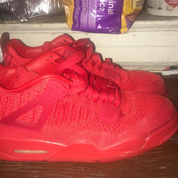 Jordan 4 flynit red - Picture 1 of 6